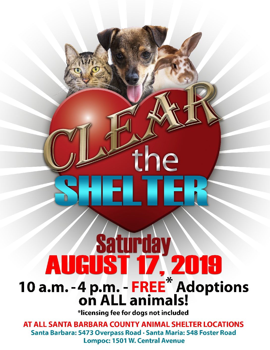 Clear the shelters